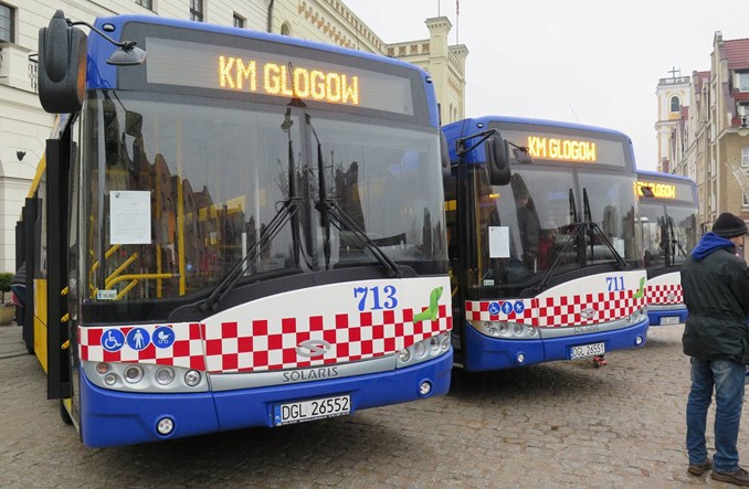 Głogów z nowymi Solarisami Głogów z nowymi Solarisami