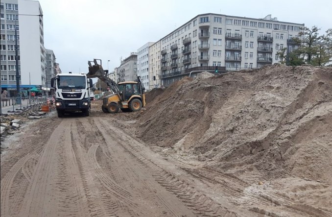 Warszawa: Tramwaj do Wilanowa. Na budowie dzieje się niewiele?