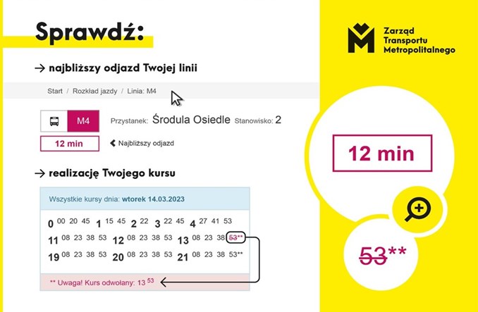 GZM. Wirtualna tablica informacji pasażerskiej już działa