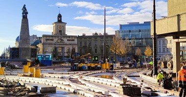 Łódź: Plac Wolności – wkrótce koniec przebudowy i powrót tramwajów