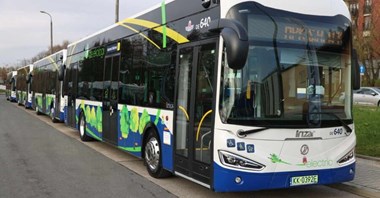 Hiszpańskie autobusy Irizar wyjeżdżają na ulice Krakowa