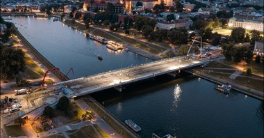Kraków. Kluczowy moment remontu mostu Grunwaldzkiego 