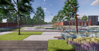 Wrocław. Tereny dawnej zajezdni tramwajowej się zazielenią