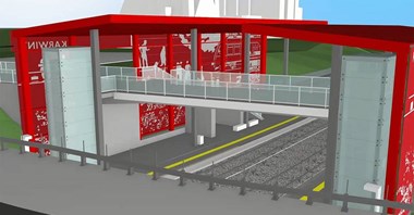PKM prezentuje gdyńskie przystanki Karwiny i Stadion [wizualizacje]