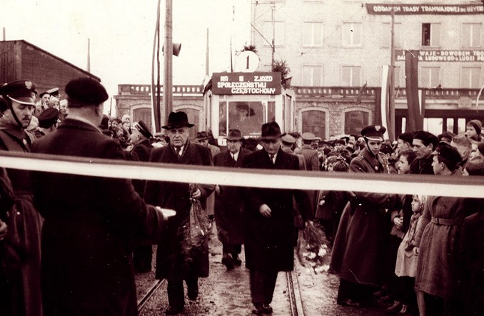 Częstochowianie 55 lat jeżdżą tramwajami