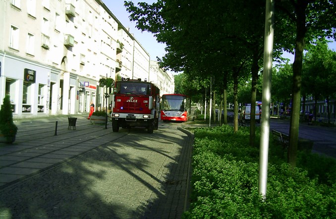 Centrum Częstochowy z samochodami, bez autobusów, cz. III