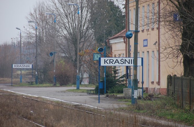 Powiat kraśnicki z planem transportowym