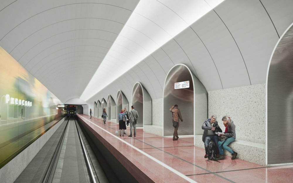projekt stacji Rżewskaja