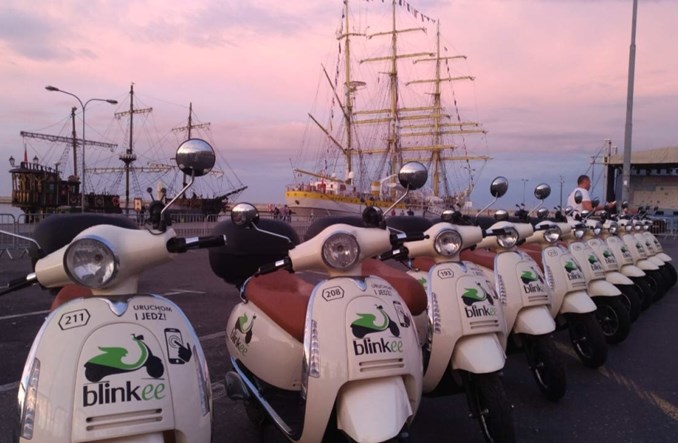 Gdańsk. Skutery na minuty działają w Trójmieście