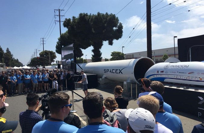 Polacy bez finału w Hyperloop Pod Competition II