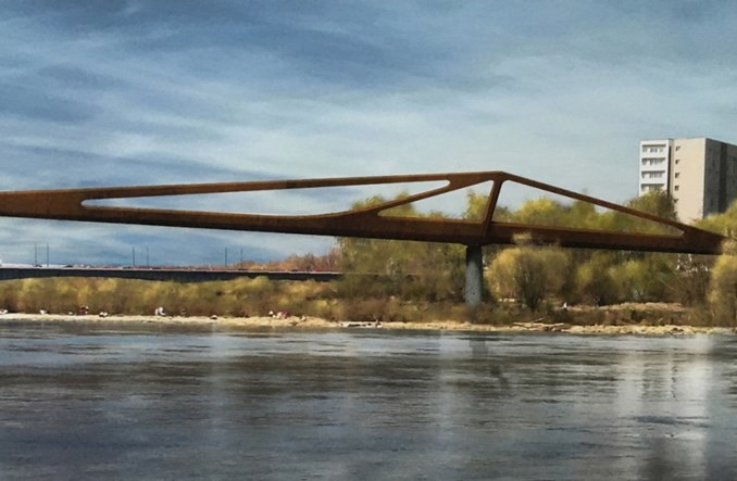 Warszawa: Bliżej kładki przez Wisłę. Nie potrzeba decyzji środowiskowej