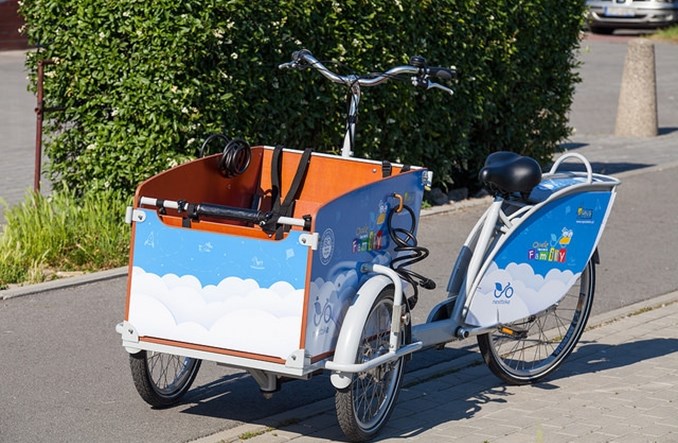 Tychy. Pierwsze publiczne rowery cargo na Górnym Śląsku