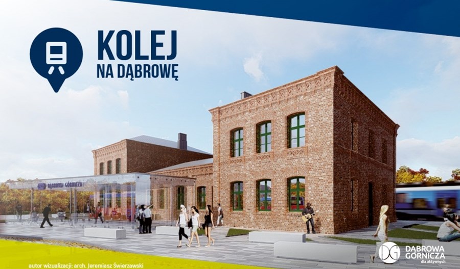 Węzeł przesiadkowy z przebudową stacji Dąbrowa Górnicza za drogi Węzeł przesiadkowy z przebudową stacji Dąbrowa Górnicza za drogi