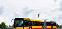 Warszawa. 18–metrowy elektryczny autobus Solarisa na testach