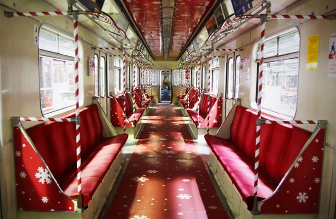 Świąteczny pociąg metra już niebawem na torach