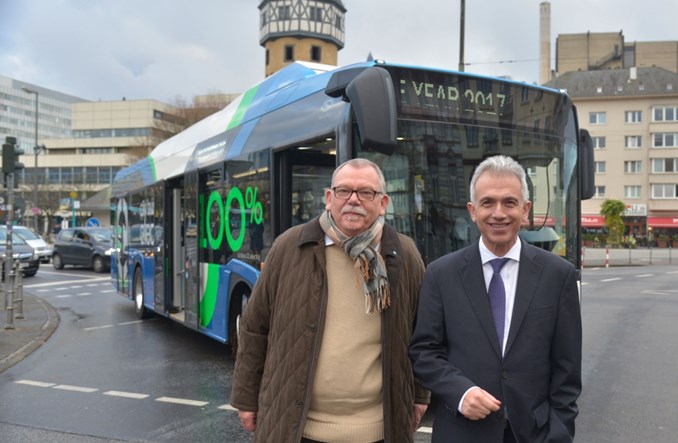 Solaris dostarczy 5 autobusów elektrycznych do Frankfurtu nad Menem