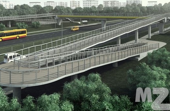 Kielce. Pieszym znów grozi kładka nad ulicą Solidarności