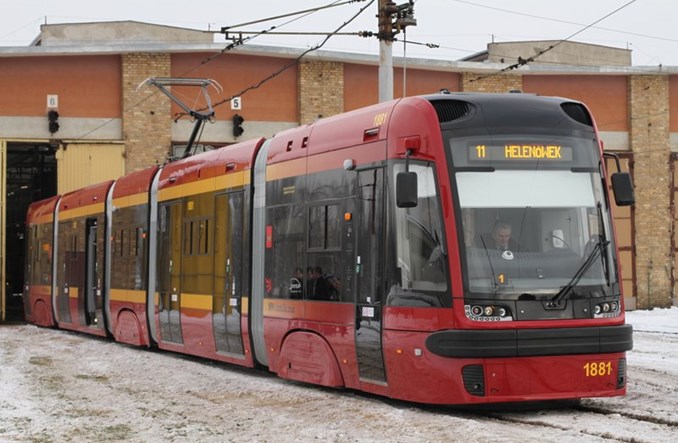 Łódź: Pierwszy Swing już w zajezdni. Kolejne przyjadą do połowy roku