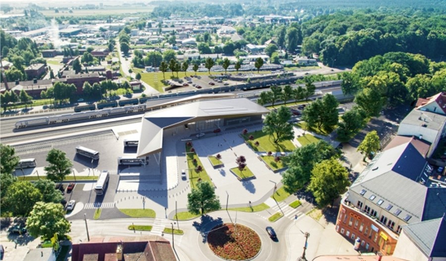 Goleniów z dworcem autobusowo-kolejowym. Kolejne podejście Goleniów z dworcem autobusowo-kolejowym. Kolejne podejście