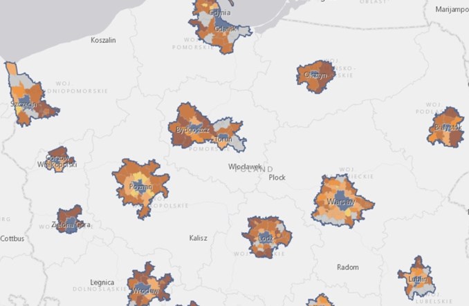 Połowa Polaków właściwie nie ma jak dojechać do miasta
