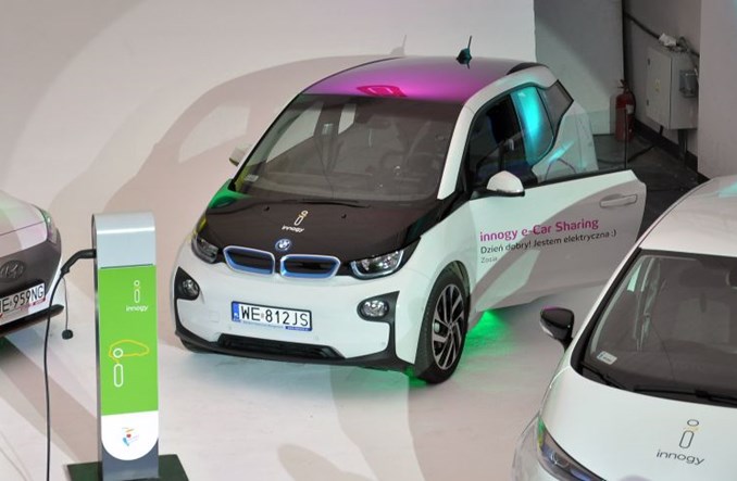 Startuje testowy car sharing Innogy w Warszawie. Tylko elektryki