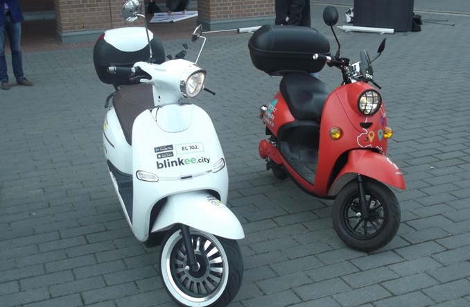 Łódź: Blinkee ma konkurencję. Skutery wypożycza też TrybEco