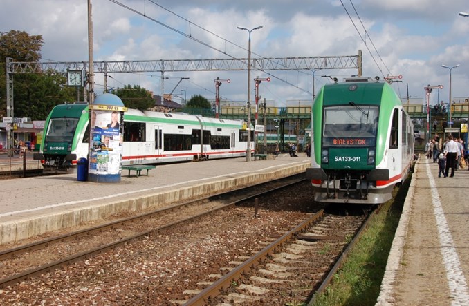 Kolejowy bilet miejski w Białymstoku