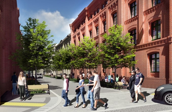 Łódź: Pierwsze skrzyżowanie w strefie rewitalizacji prawie gotowe