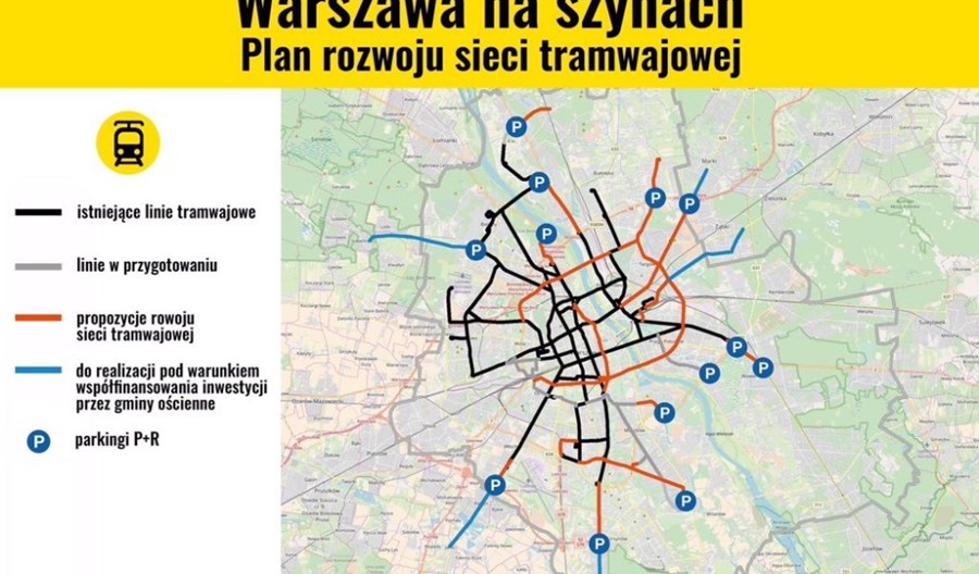 Wizja warszawskich tramwajów wg ruchów miejskich. Obwodnica, Trasa Łazienkowska i tramwaj bez sieci Wizja warszawskich tramwajów wg ruchów miejskich. Obwodnica, Trasa Łazienkowska i tramwaj bez sieci