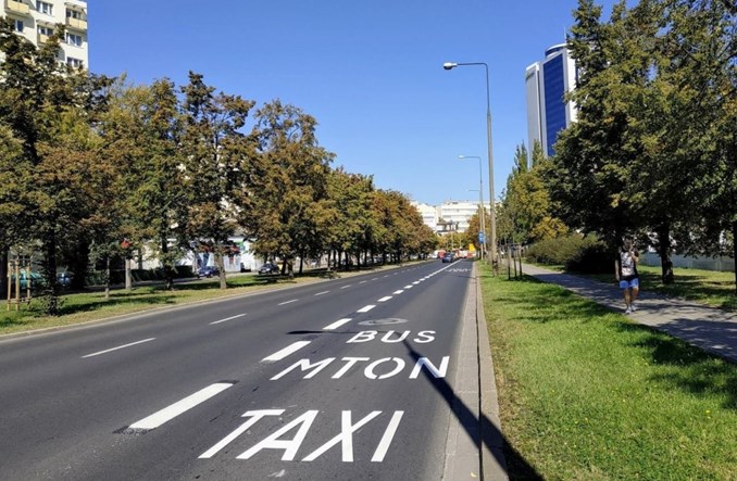 Warszawa: Ruszył buspas na Raszyńskiej