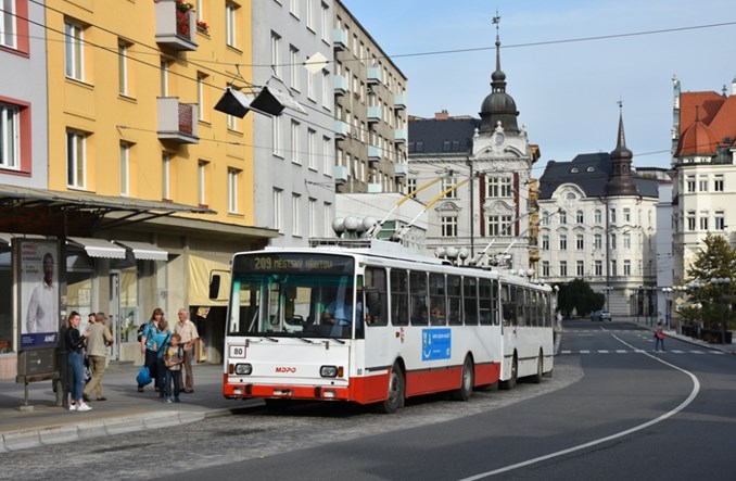 Komunistyczna prasa w Opawie zapraszała na pożegnanie trolejbusów Škoda 14 Tr. To już niebawem