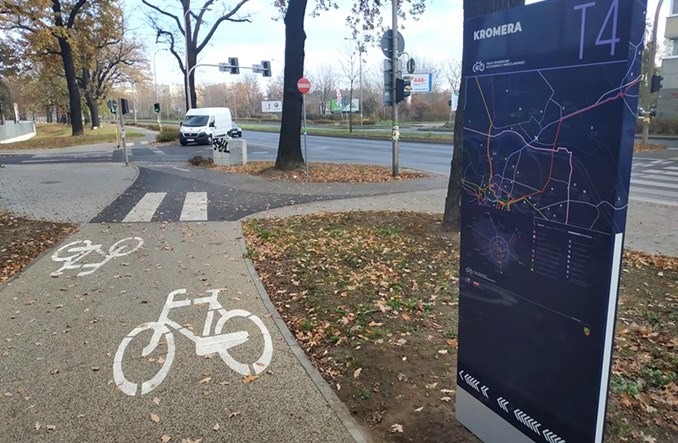 Wrocław. Tablice informacyjne i mapy dla rowerzystów