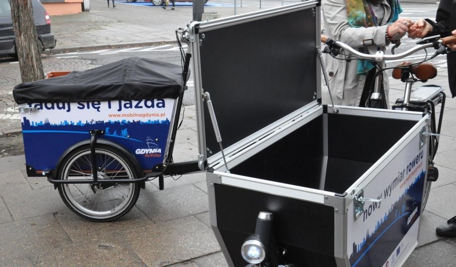 Gdynia. Przedsiębiorcom udostępniono 10 elektrycznych rowerów cargo Gdynia. Przedsiębiorcom udostępniono 10 elektrycznych rowerów cargo