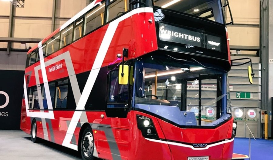 Brytyjczycy zaprezentowali pierwszy wodorowy autobus piętrowy Brytyjczycy zaprezentowali pierwszy wodorowy autobus piętrowy