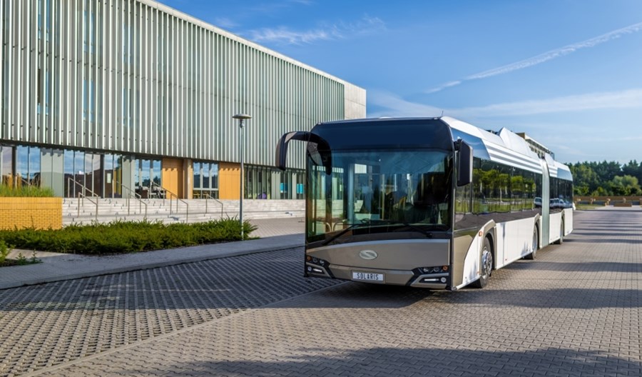 Bratysława. Przegubowy elektryczny Solaris na testach Bratysława. Przegubowy elektryczny Solaris na testach
