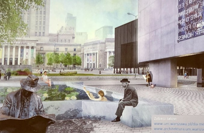 Warszawa: Kanał techniczny na pl. Defilad – wstęp do nowego centrum