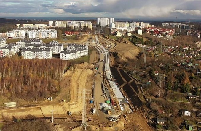 Gdańsk: Widać już ślad Nowej Bulońskiej wraz z torowiskiem