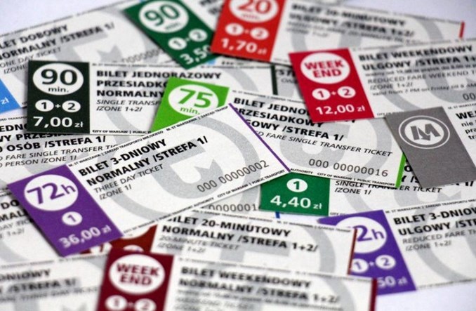 Warszawa nie wyklucza podwyżek taryfy i rezygnacji z biletów 20-min.