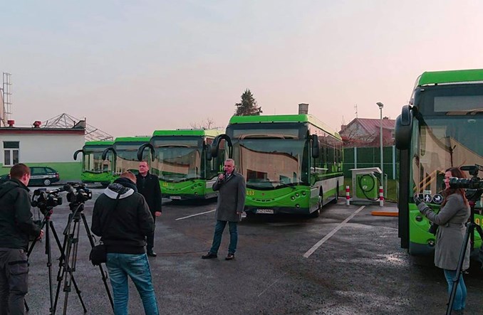 Szczecinek. Zaprezentowano dziesięć elektrobusów od Ursus Bus