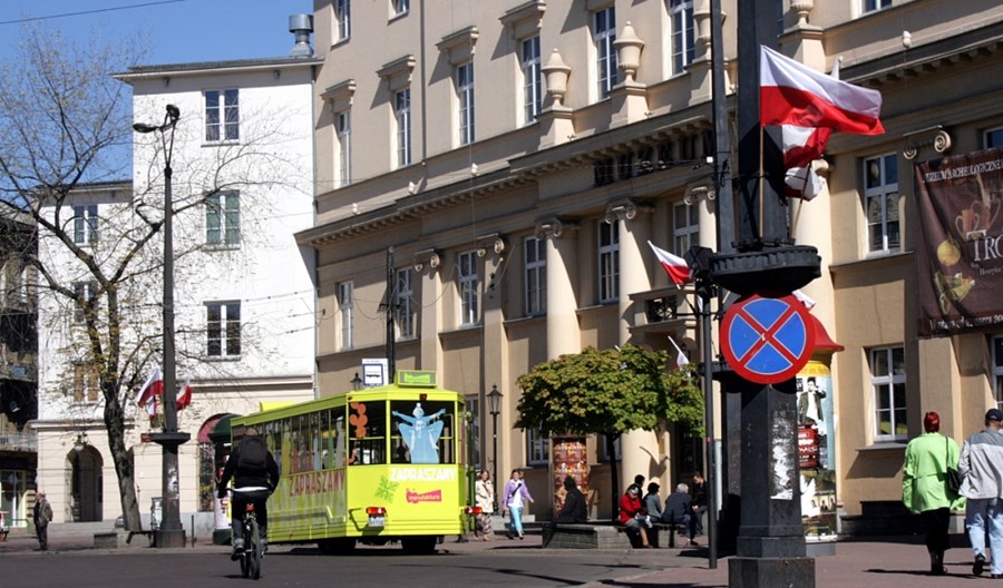 Łódź: Manufaktura remontuje swój „tramwaj” kołowy Łódź: Manufaktura remontuje swój „tramwaj” kołowy