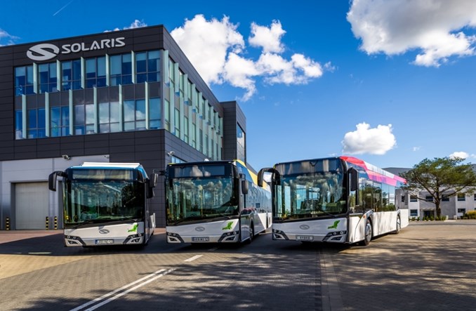 W 2018 r. Solaris sprzedał mniej autobusów. Pozostaje w czołówce rynku e-mobility