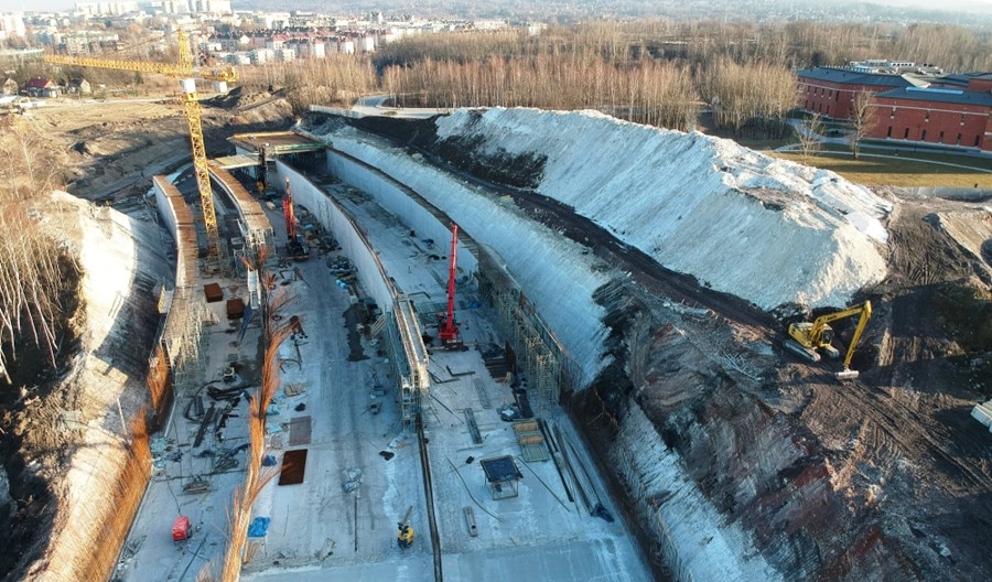 Kraków buduje kolejny tunel tramwajowy. Nawet 21 m pod ziemią Kraków buduje kolejny tunel tramwajowy. Nawet 21 m pod ziemią