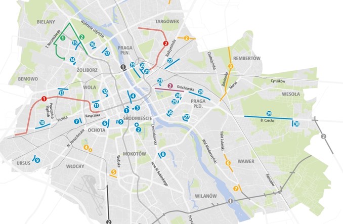 Warszawa: 1,9 tys. inwestycji w 2019 r. Najważniejsze – metro