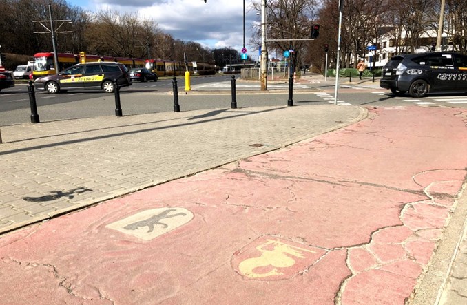 Warszawa: „Berlińska” droga rowerowa do remontu. Herb zostaje