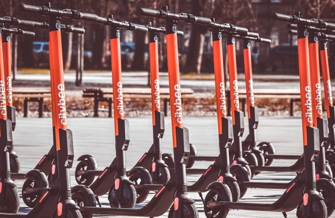 Warszawa. Kolejne 800 hulajnóg, tym razem od CityBee