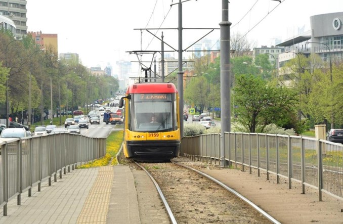 Warszawa: Roboty tramwajowe w Grochowskiej i al. Krakowskiej
