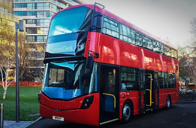 Londyn kupuje 20 piętrowych autobusów wodorowych