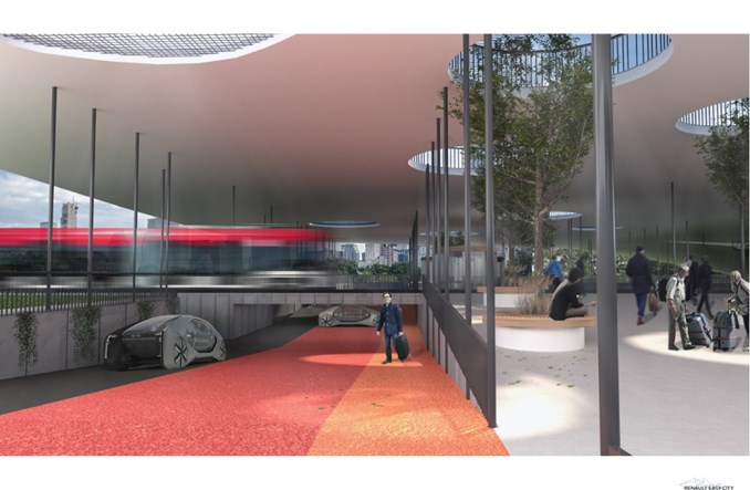 Renault rozstrzygnęło konkurs na węzeł przesiadkowy. Krajobraz z rozmachem