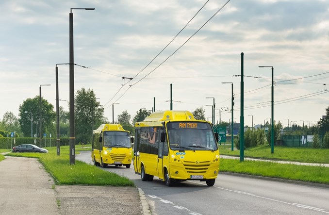 Premiera nowych mikrobusów CNG w Tychach