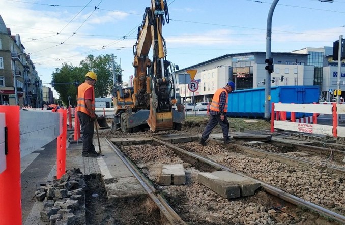 Szczecin: Torowa rewolucja. Prace drogowe w rejonie Ronda Sybiraków